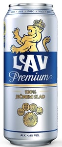 Lav Premium svetlo pivo limenka 0.5l