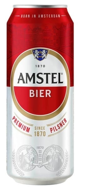 Amstel Svetlo pivo limenka 0.5l