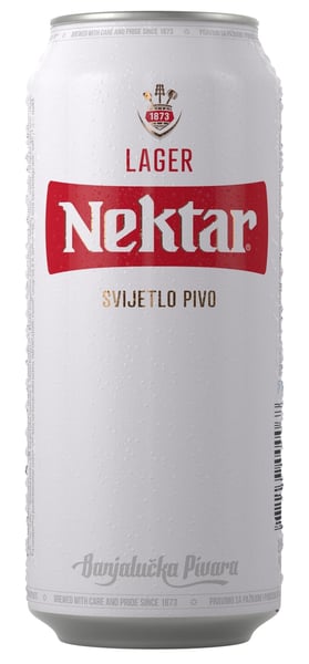 Nektar Svetlo pivo limenka 0.5l
