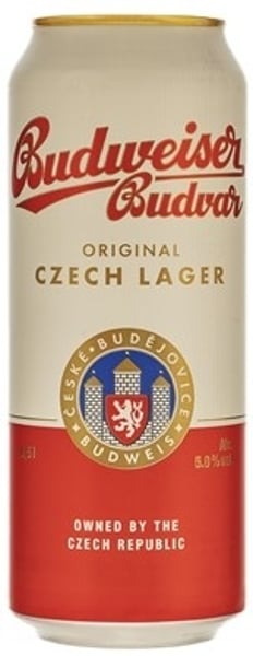 Budweiser Svetlo pivo limenka 0.5l