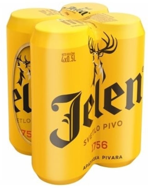 Jelen Svetlo pivo limenka 4x0.5l