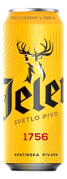 Jelen Svetlo pivo limenka 0.5l
