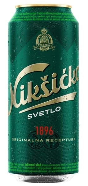 Niksicko Svetlo pivo limenka 0.5l