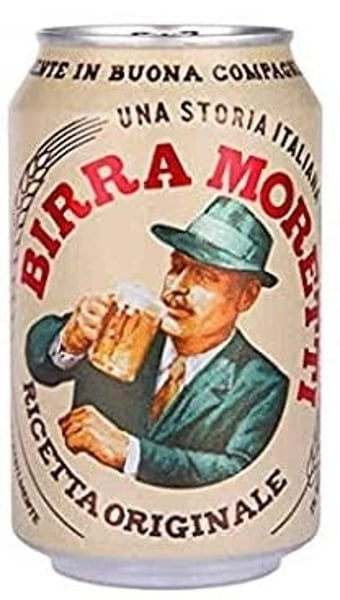 Birra Moretti Svetlo pivo limenka 0.33l