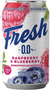 Jelen Fresh malina borovnica limenka 0.33l