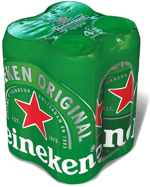 Heineken Svetlo pivo limenka 4x0.5l