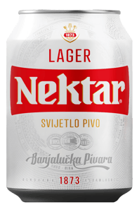 Nektar Svetlo pivo limenka 0.33l