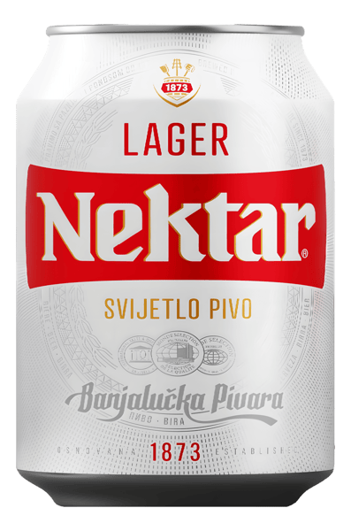 Nektar Svetlo pivo limenka 0.33l