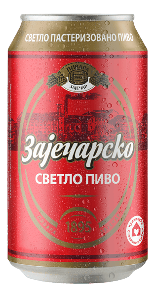 Zajecarsko Pivo Svetlo pivo limenka 0.33l