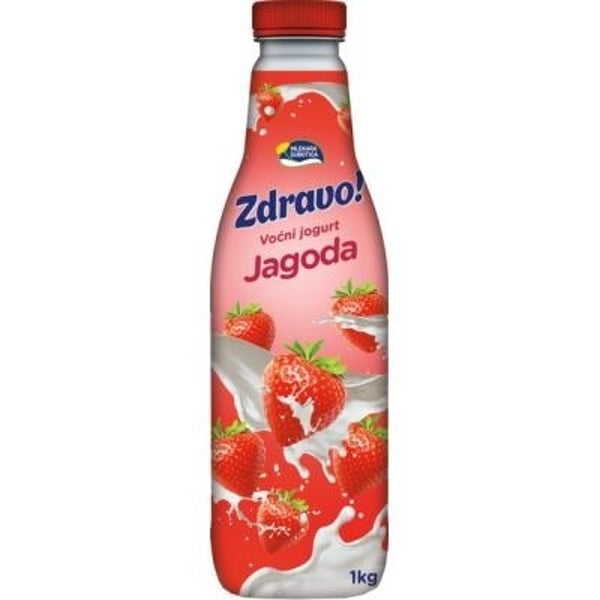 Mlekara Subotica Vocni jogurt Zdravo jagoda 1kg