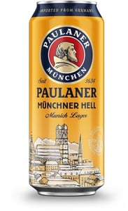 Paulaner Pivo svetlo minhensko limenka 0.5l