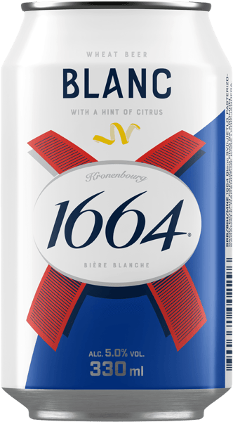 Kronenbourg Blanc 1664 Svetlo pivo limenka 0.33l