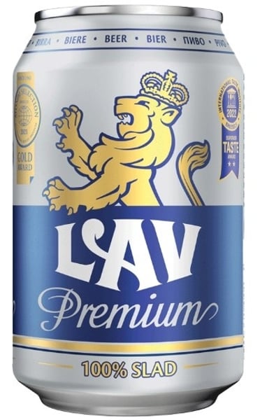 Lav Premium Svetlo pivo limenka 0.33l