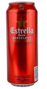 Estrella Damm Svetlo pivo limenka 0.5l
