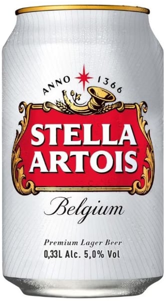 Stella Artois Svetlo pivo limenka 0.33l