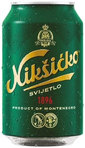 Niksicko Svetlo pivo limenka 0.33l