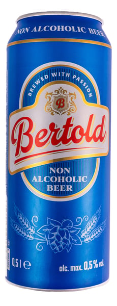Bertold Bezalkoholno pivo limenka 0.5l