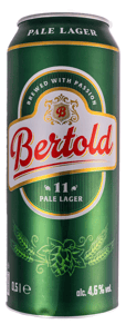 Bertold Svetlo pivo limenka 0.5l