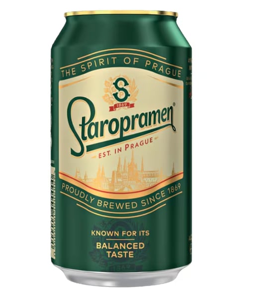 Staropramen Svetlo pivo limenka 0.33l