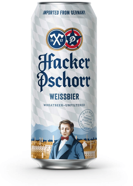 Hacker Pschorr Pšenično pivo limenka 0.5l