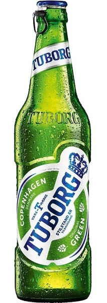Tuborg Green svetlo pivo flasa 0.5l