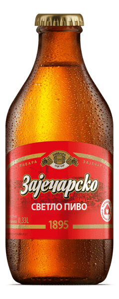 Zajecarsko Pivo Svetlo flasa 0.33l