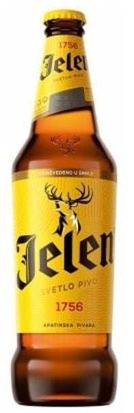 Jelen Svetlo pivo flasa 0.5l