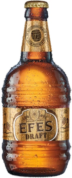 Efes Draft svetlo pivo flasa 0.5l