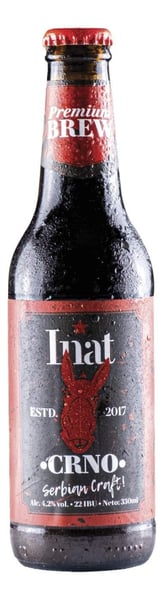 Inat Pivo kraft crno 4,2% 0.33l