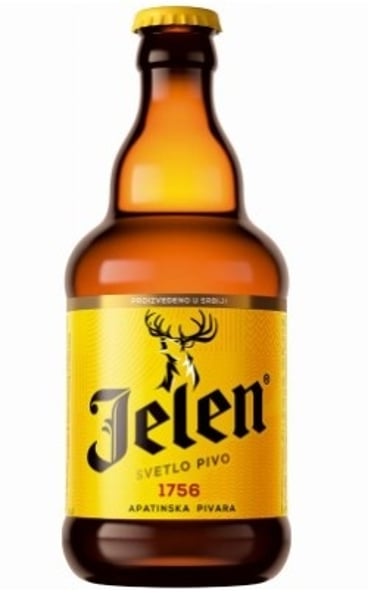 Jelen Svetlo pivo flaša 0.33l