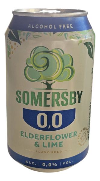 Somersby Elderflower & lime 0% 0.33l