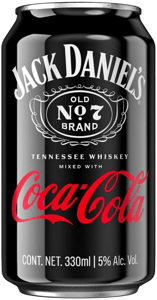 Jack Daniels Koktel Coca-Cola 5% 330ml