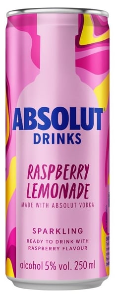 Absolut Koktel raspberry lemonade 250ml