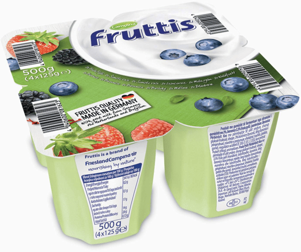 Fruttis Vocni jogurt CAMPINA borovnica i sumsko voce 0,2%mm 125g