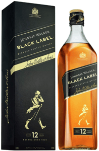 Johnnie Walker Viski Black label kutija 1l