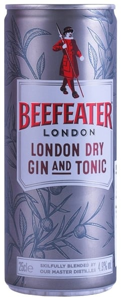 Beefeater Džin tonik limenka 0,25l