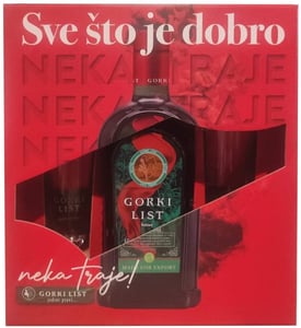 Gorki List Liker 0.7l + 2 čaše