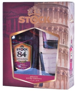 Stock Brendi poklon 2 čaše 0.7l
