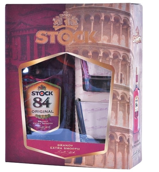 Stock Brendi poklon 2 čaše 0.7l