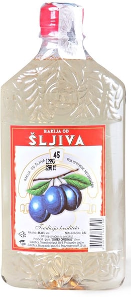 Simex Rakija šljiva 0.5l pet