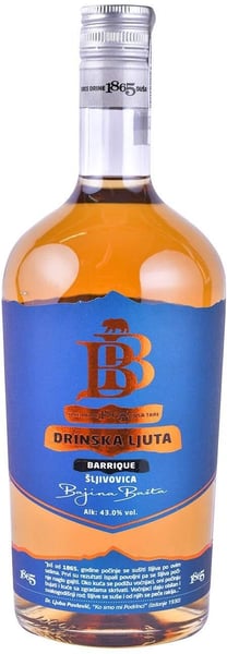 BB Rakija šljiva drinska ljuta barrique 1l