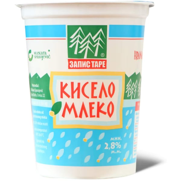 Zapis Tare Kiselo mleko 2,8%mm 700g