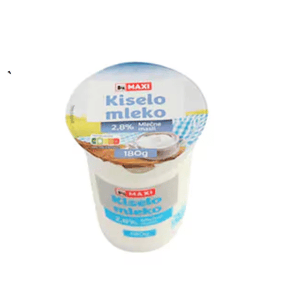 Maxi Kiselo mleko 2.8%mm 180g