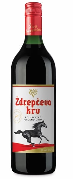 Vinarija Coka Crno vino Ždrepčeva krv 1l