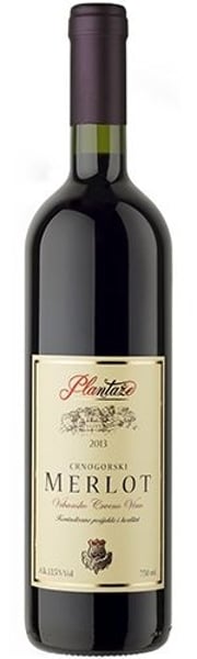 Plantaze Crveno vino Merlot 0.75l