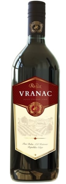 Rubin Crno vino Vranac 1l