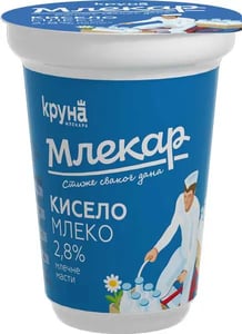 Mlekara Kruna Kiselo mleko 2.8% 180g