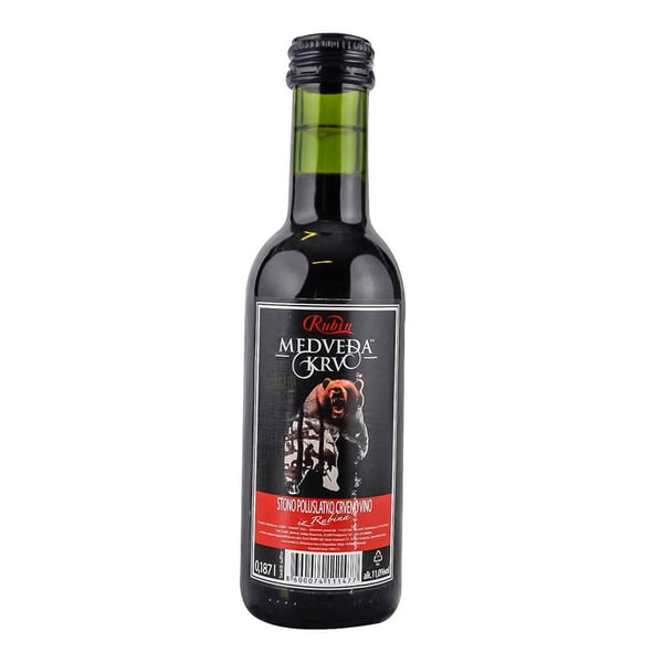 Rubin Crno vino Medvedja krv 0.187l