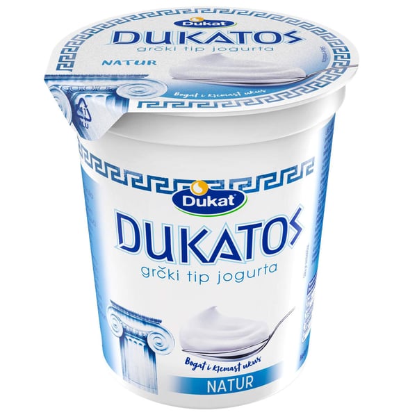 Dukat Grčki tip jogurta Dukatos cvrsti 9,7% m.m. 400g