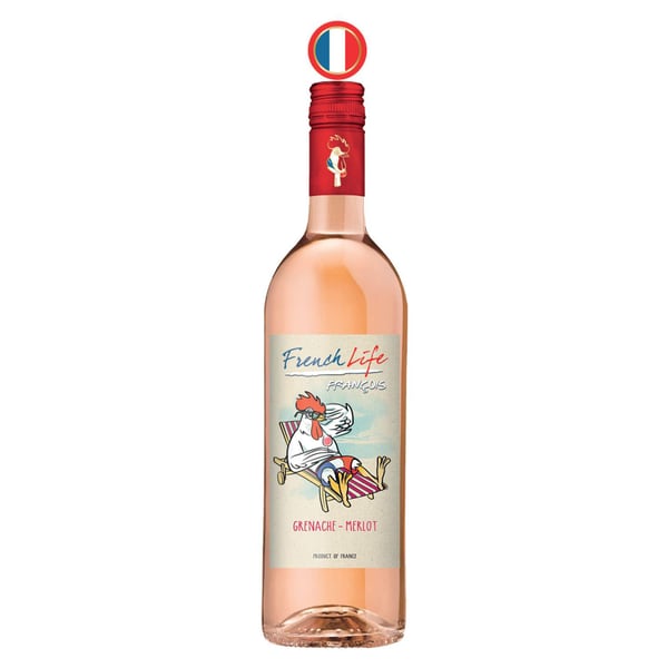 French Life Roze vino Grenache Merlot 0.75l